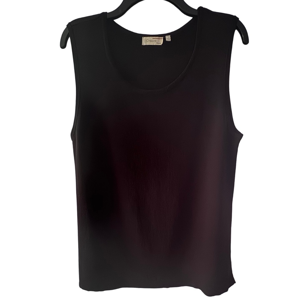 Black Sleeveless Tank Top – Choices | Size XL